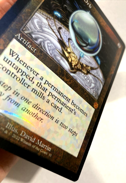 MTG Mesmeric Orb *RETRO FRAME FOIL* Brothers War Retro Artifact 31 NM - Image 3