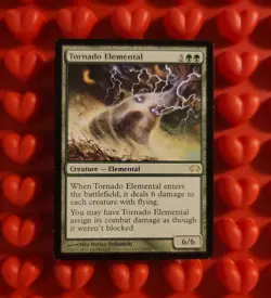 Tornado Elemental x1 ~ MtG Magic the Gathering - Green - Creature - Elemental - Image 1