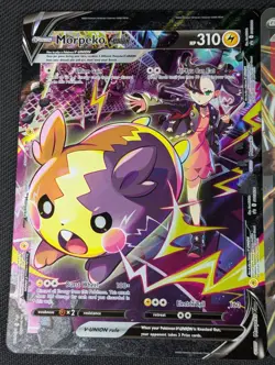 Lot of 4 Pokemon Jumbo Oversized Cards Morpeko Roaring Moon Iron Valiant Zacian - Image 2