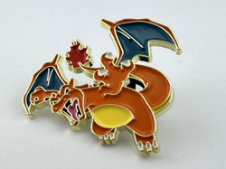 Pokemon Charizard Soft Enamel Pin NEW Reproduction - Image 2