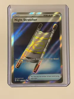 Night Stretcher 173/132 Mega Evolution Ultra Rare Full Art Pokemon TCG NM 🔥 - Image 1