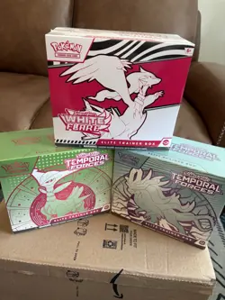 Pokemon Temporal Forces Elite Trainer Boxes ETB and White Flare ETB NEW Sealed - Image 1