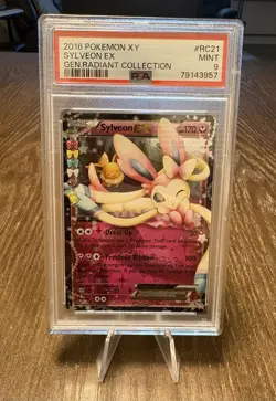 Pokemon TCG Sylveon EX RC21/RC32 PSA 9 Generations Ultra Rare Holo Card - Image 1