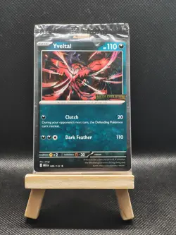 Pokemon TCG Mega Evolutions - Yveltal 088/132 Stamped Promo SEALED - Image 1
