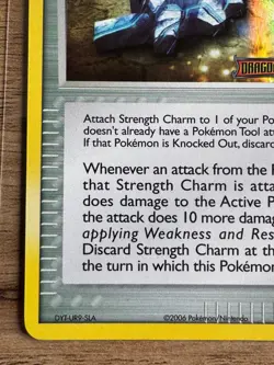 Pokemon TCG EX Dragon Frontiers Strength Charm Reverse Holo/Stamped 81/101 - Image 5