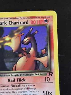 Pokemon TCG Dark Charizard 1st Edition Non-Holo Rare 21/82 - Image 4