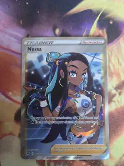 Nessa 183/185 Pokemon Swsh04 Vivid Voltage Full Art Trainer Rare NEAR MINT NM - Image 1