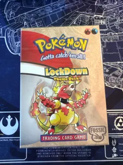 1999 Wizards of the Coast Pokemon Fossil Lockdown Theme Deck Factory Sealed - Image 1