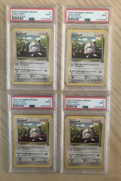 2000 Pokemon Black Star Promo Jigglypuff PSA 9 MINT #7 - Image 1
