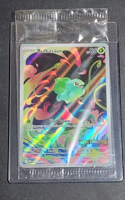 Pokemon Bulbasaur 133/132 Mega Evolution Stamped - Image 1
