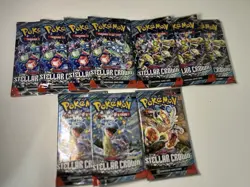 (x10) Stellar Crown Booster Packs (lot Of 10) SEALED POKEMON - Image 2
