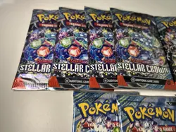 (x10) Stellar Crown Booster Packs (lot Of 10) SEALED POKEMON - Image 3