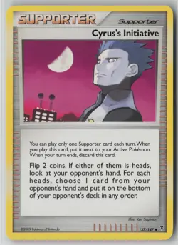 Cyrus's Initiative 137/147 Pokemon TCG Trainer Supreme Victors Regular (LP) 5 - Image 1