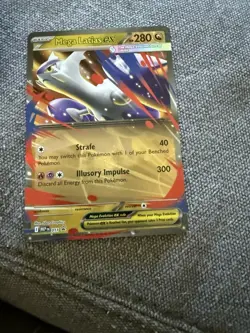 JUMBO Pokemon MEGA EVOLUTION Mega Latias ex Black Star Promo 011 Lenticular MINT - Image 3