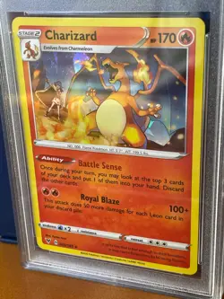 Charizard 2020 Pokemon SWSH Vivid Voltage Cracked Ice Holo 025/185 - Gem PSA 10 - Image 3