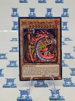 Yugioh Uria, Lord of Searing Flames SDSA-EN042 1st Edition Near Mint - Image 1