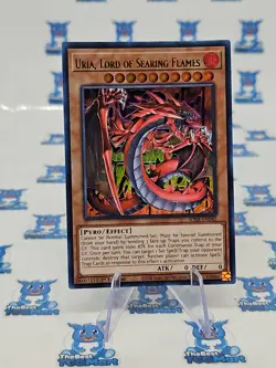 Yugioh Uria, Lord of Searing Flames SDSA-EN042 1st Edition Near Mint - Image 2