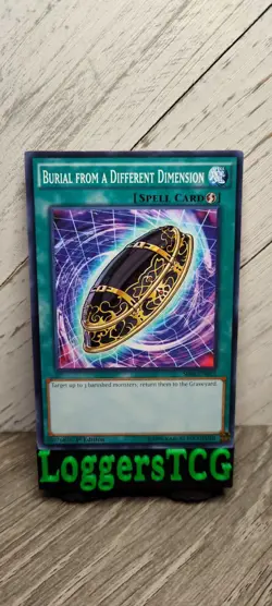 Yu-Gi-Oh! Burial From A Different Dimension / SR04-EN025 1st Edition LP - Image 1