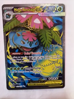 Mega Venusaur EX 155/132 Ultra Rare Mega Evolution ENGLISH Pokemon TCG Card - Image 1
