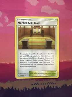 Pokemon Card Martial Arts Dojo Uncommon 179/214 Near Mint - Image 1