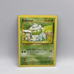 Bulbasaur 44/102 Base Set Pokemon Card - Image 1