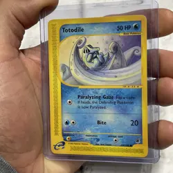 Totodile 135/165 Common Expedition Base Set Regular Pokemon Card LP+ E-Reader - Image 2