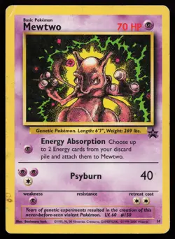 Mewtwo 14/53 Promo WoTC Promo Pokemon Card - Image 1