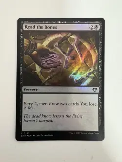 Read the Bones Foil MTG Magic the Gathering Card NM Near Mint CMM - Image 1
