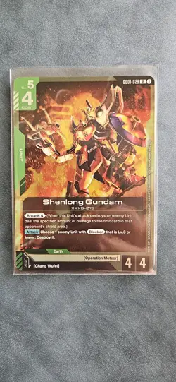 Shenlong Gundam, GD001-029, Gundam Card Game, Newtype Rising, ENG - Image 1