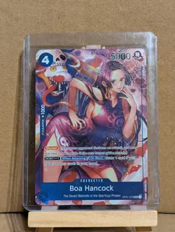 One Piece Card Game: Boa Hancock Custom Card Rare HQ Proxy Luffy OP01-078 - Image 1