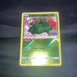 2022 Pokemon GO TCG Radiant Venusaur Holo Rare 004/078 Card - Image 2