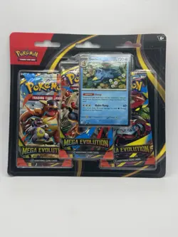 Pokemon Trading Card Game: Mega Evolution Three-Booster Blister-Golduck - Image 1