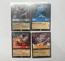 disney lorcana legendary Lot 4 Cards. - Image 1