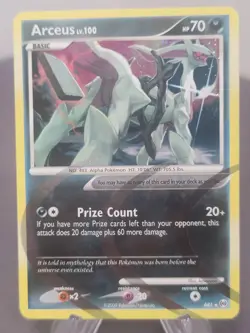 Arceus (AR1) Holo Rare - 2009 Pokemon Card - TCG - MP - Image 1