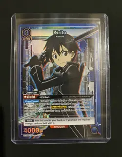 Kirito SR Union Arena Card Sword Art Online SAO-1-104 English - Image 1