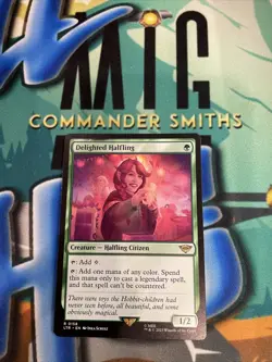 1x Delighted Halfling Borderless 🔥 NonFOIL 🔥 LOTR (158) MTG NM - Image 1