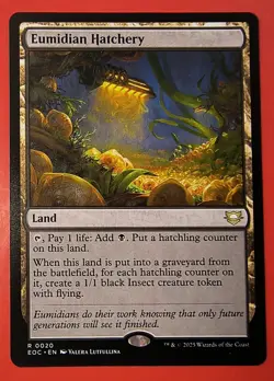 MTG, EDGE OF ETERNITIES * EUMIDIAN HATCHERY* #0020, RARE, REGULAR, EOC - Image 1