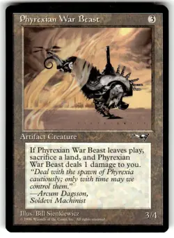 Phyrexian War Beast Alliances Regular MTG - Image 1