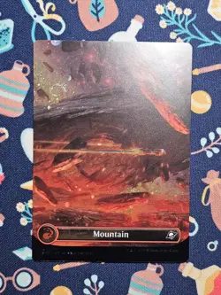 2 Swirl Mountain (0370) (Borderless) (Galaxy Foil) Edge of Eternities Foil - Image 1