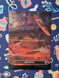 2 Swirl Mountain (0370) (Borderless) (Galaxy Foil) Edge of Eternities Foil - Image 2