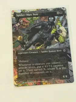 Spider-Man Noir Borderless Marvel's Spider-Man Foil 204 - Image 1