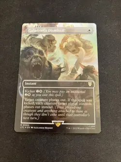 Galadriel's Dismissal (Borderless) - Commander: The Lord of the Rings Foil NM - Image 1