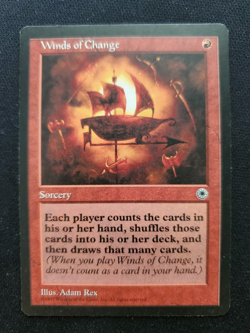 Winds of Change - Portal - Lightly Played LP SP - Magic MTG - Classic Adam Rex - Image 1