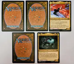Magic MTG Spiderman Mythic Lot x5 Cosmic, Gwen, Eddie, Ponder, Sinister Six Foil - Image 2