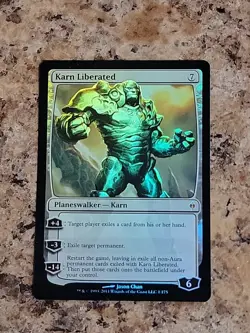 [1x] Karn Liberated - Foil Near Mint, English New Phyrexia MTG Magic Unplayed - Image 2