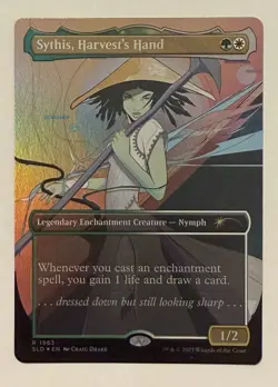 Sythis, Harvest's Hand Borderless Rainbow Foil - Secret Lair MTG - Image 1