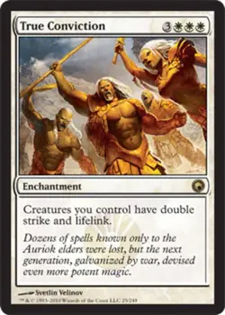 True Conviction - Scars of Mirrodin #25/249 MTG Magic The Gathering - Image 1