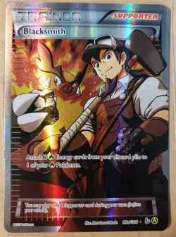 2017 Pokemon Alternate Art Promo Blacksmith #88a/106 Light Play See Pictures - Image 1