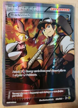 2017 Pokemon Alternate Art Promo Blacksmith #88a/106 Light Play See Pictures - Image 3