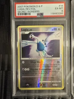 Three Graded Pokemon Cards: Lugia #14, Dragonite EX #91, Rockets Moltres EX #100 - Image 3